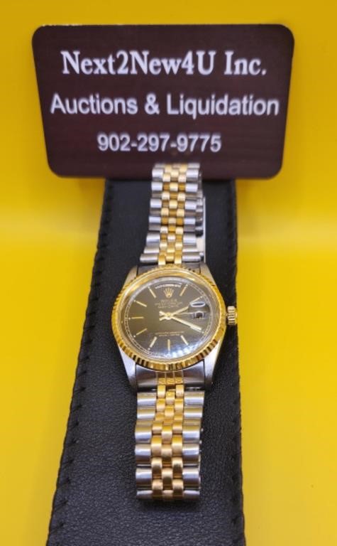 Rolex Oyster Perpetual Stainless Steel & 14k