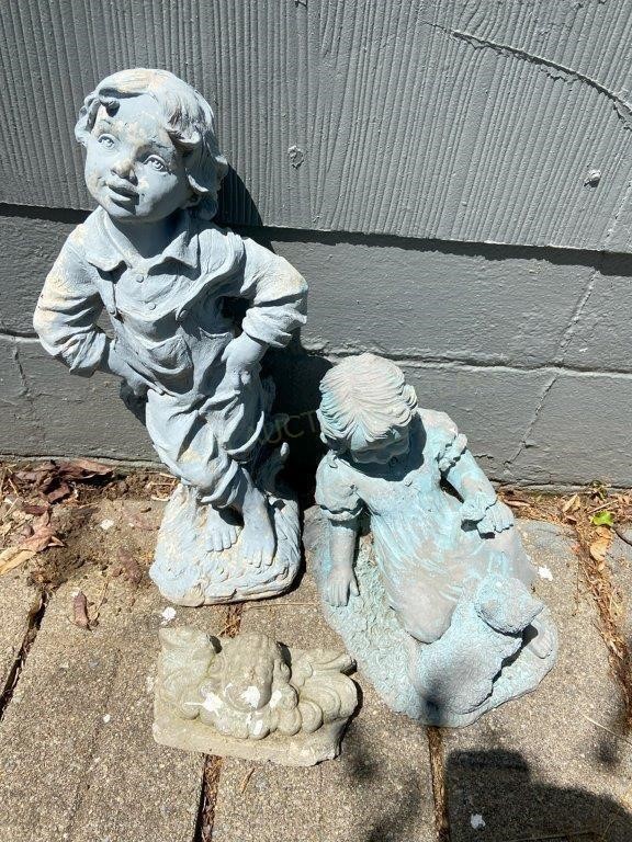 Children Garden Statues