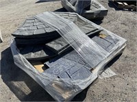 Skid of Misc. Concrete Stamping Forms