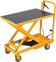 Lift Table Cart  500lbs  28.4 Lift  Yellow