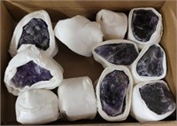 TRAY OF GEODES