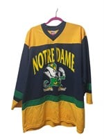 Retro Notre Dame Fighting Irish Hockey Jersey XXL