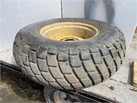 Used Tire & Rim off TR 96-99 Combines
