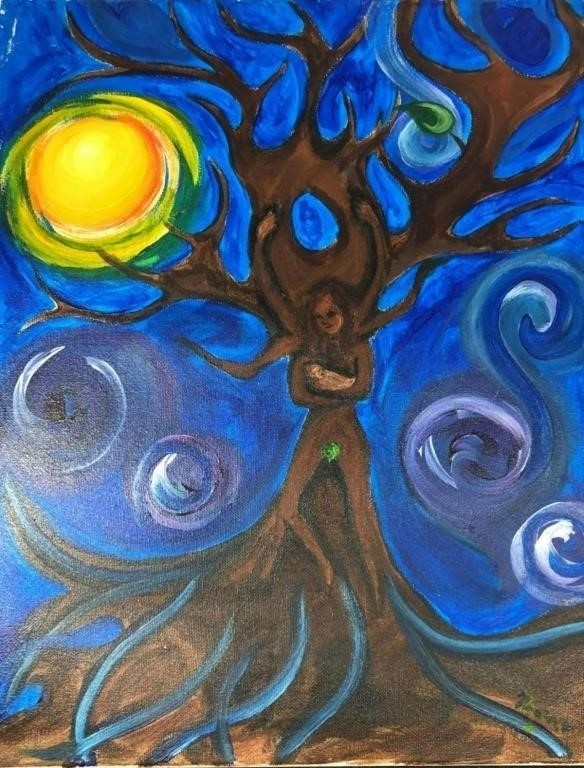 West Coast Native Original Tree of Life Painting