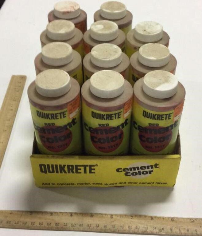 11-Quickrete red cement color-1/2 to 3/4 full