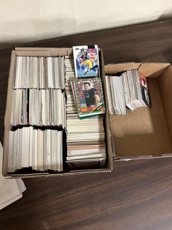 2 Boxes of Sports Cards Football, Baseball, Etc.