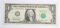 1993 FEDERAL RESERVE $1 STAR NOTE