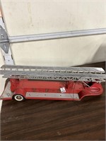Old Steel Tonka Firetruck Tailer with Ladder
