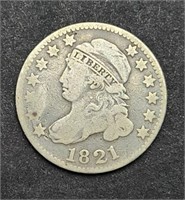 1821 Capped Bust Dime