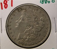 1880 O MORGAN SILVER DOLLAR