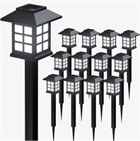 Solar Outdoor Lights 12 Pack Waterproof  10 Hrs