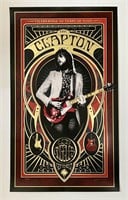 Eric Clapton 2017 Forum Poster Signed by Artist