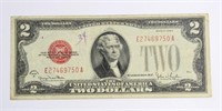 SERIES OF 1928 G $2 RED SEAL NOTE