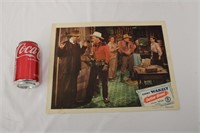 1950s Outlaw Brand Lobby Card ~ 14" x 11"