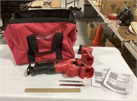 Tool Shop cordless reciprocating saw & flashlight