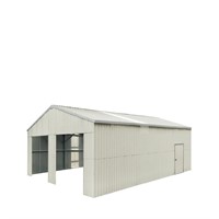 TMG 25'x33' Double Garage Metal Barn Shed