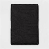 heyday Cell Wallet with MagSafe - Black Croc