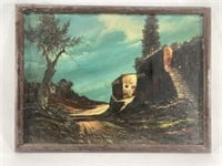 VTG Framed Oil on Canvas Painting