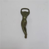 Brass Bottle Opener - Girl - Naughty - Nude