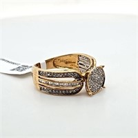 10KT Yellow Gold Woman's Diamond Ring