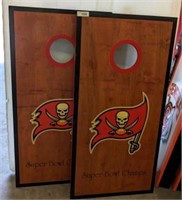 BUCCANEERS CORN HOLE BOARDS, WITH BAGS