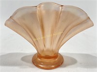 Fenton Velva Rose Stretch Glass Fan Vase