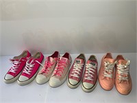 CONVERSE FOUR PAIRS (6,6,7,7.5)