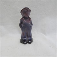 Slag Glass Figurine - "Josh" - Vintage