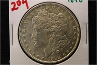 1898 MORGAN SILVER DOLLAR COIN