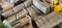 2PC LEATHER SECTIONAL