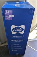 SEALY MEMORY FOAM TWIN MATTRESS, NIB