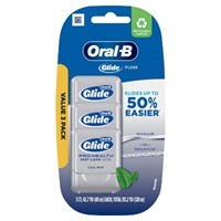 Oral-B Glide Dental Floss  Mint - 3pk
