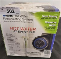 HOT WATER RECIRCULATING PUMP