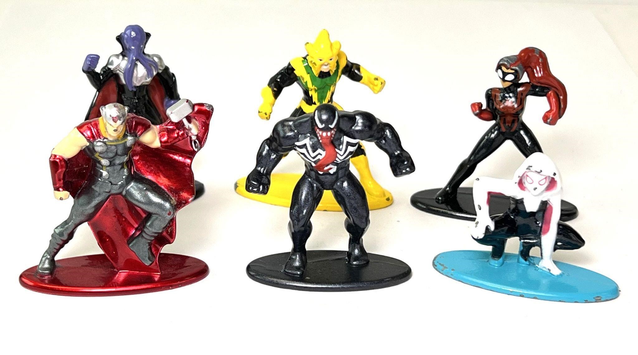 Nano Metalfigs Marvel Metal Figures Lot