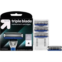 Triple Blade Cartridges - 4ct - up & up