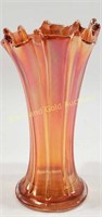 VTG Marigold Rose Imperial Carnival Glass Vase