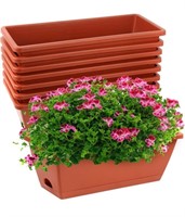 7 window Box planters with Drainage Holes