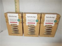 3 Boxes Gingerbread Cookies