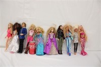 10 Barbie Dolls w/ Katniss & Island Princess