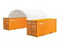TMG 20'X20' PE Fabric Container Shelter