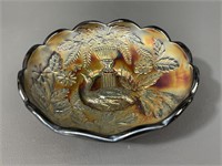 Northwood "Peacock At The Urn" Ice Cream Bowl