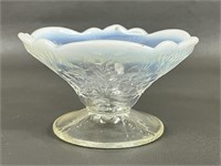 Dugan Thistle Opalescent Glass Mini Compote