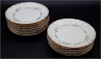 14 Small Mikasa Fine Ivory Plates Made in Japan