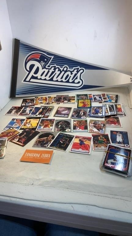 Collector Cards & Patriots Flag