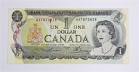 1973 CANADIAN $1.00 NOTE
