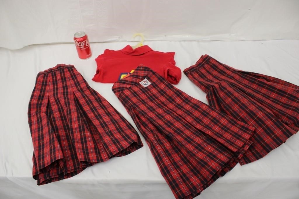 Kid's School Uniform Skirts & Shirt Size 8 & 12