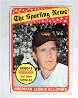 1969 Topps Brooks Robinson Sporting News All Star