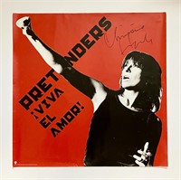 Pretenders ¡Viva el Amor! 1999 Poster. Signed