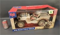 GI Joe Jeep Desert Patrol Vehicle - unopened -