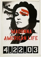 Madonna America Life 2003 Tour Poster